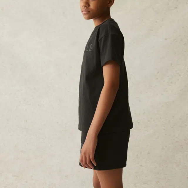 Fear of God Essentials SS21 Kids Short Sleeve Tee Stretch Limo LogoT