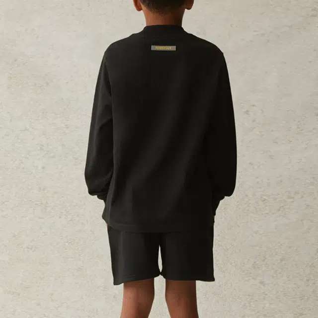 Fear of God Essentials SS21 Kids Long Sleeve Tee Stretch Limo LogoT