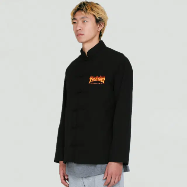 Thrasher Flame Tang Suit Jacket Logo