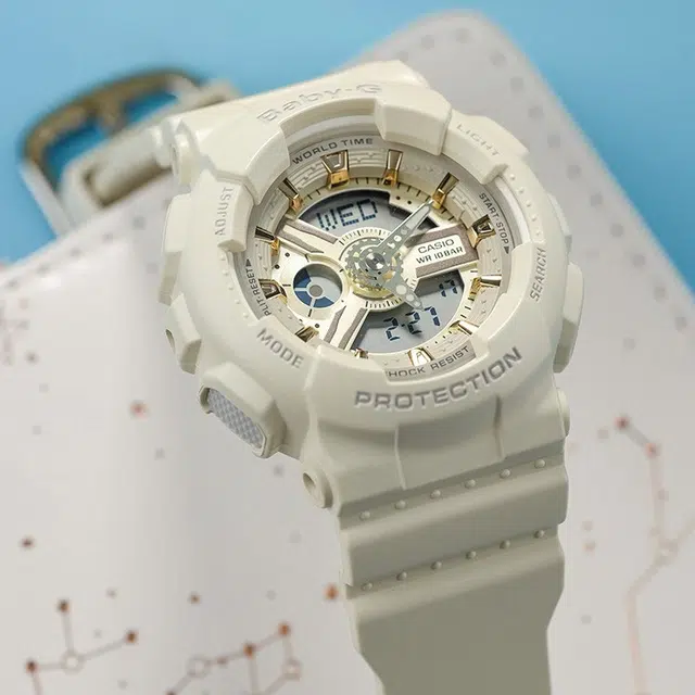 CASIO G-SHOCK BABY-G GM-5600-1+BA-110GA-7A2ER