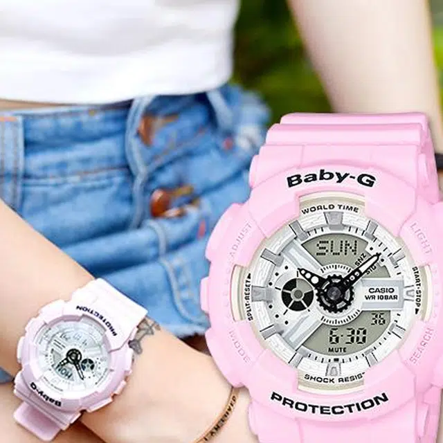 CASIO G-SHOCK BABY-G GM-5600-1+BA-110BE-4AER