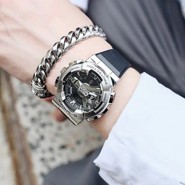 CASIO G-SHOCK BABY-G G-SHOCK GM-110-1A+GMA-S130PA-1AER