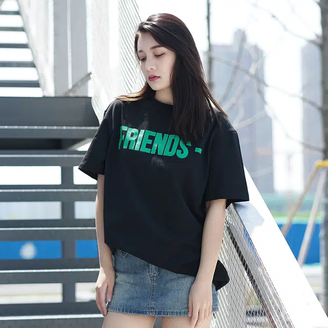 VLONE Friends T-shirt Black Green