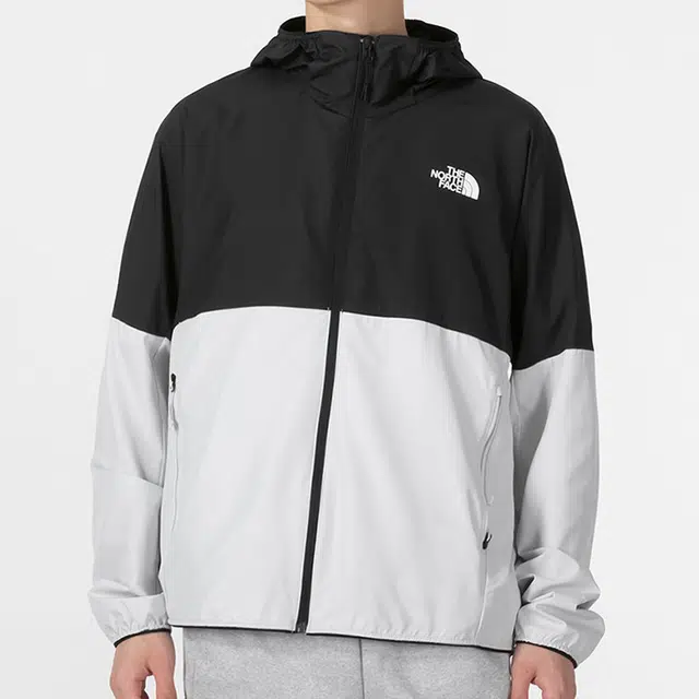 The North Face Wind Jacket Black Grey