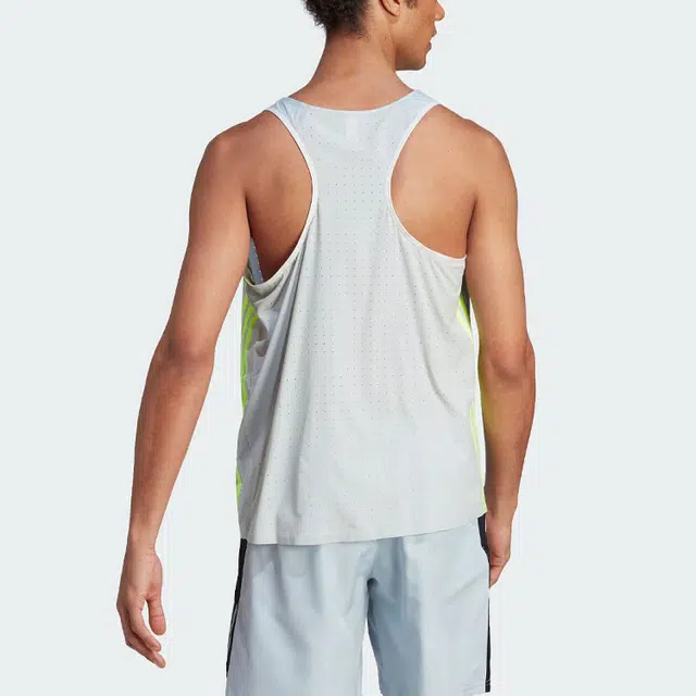 adidas Adizero Promo Running Singlet Logo