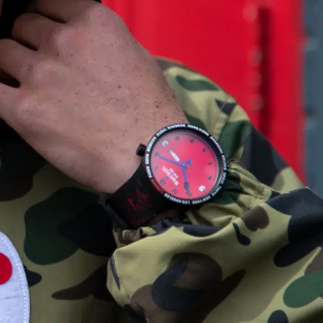 BAPE xSWATCH BIG BOLD LONDON 50 47mm Bape-Swatch-006