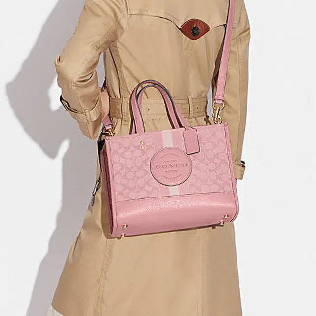 COACH Dempsey 30 Logo Tote