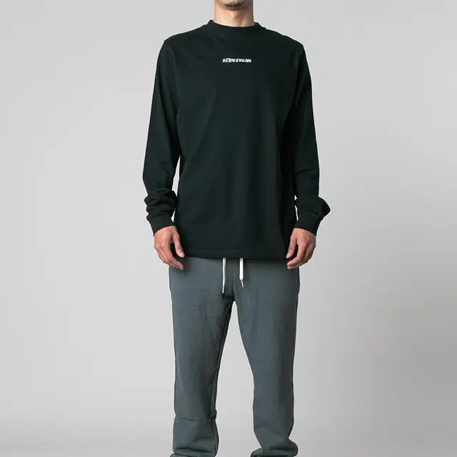 Stussy x MMW LS TEE logoT
