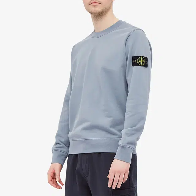 STONE ISLAND Garment Dyed Crew Sweat