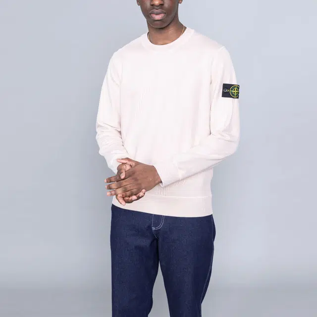 STONE ISLAND Garment Dyed Crew Sweat