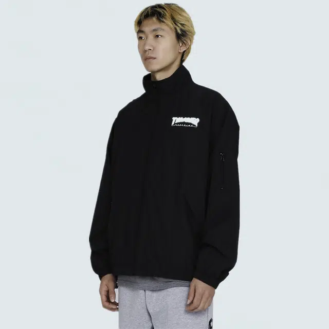 Thrasher Boyfriend Nylon Jacket Logo