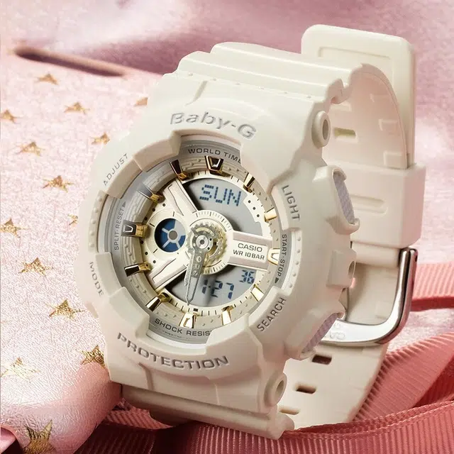 CASIO G-SHOCK BABY-G GM-5600-1+BA-110GA-7A2ER