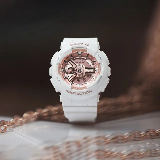 CASIO G-SHOCK BABY-G GM-5600-1+BA-110-7A1ER