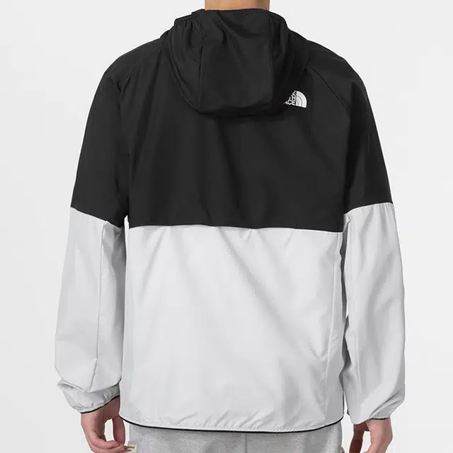 The North Face Wind Jacket Black Grey