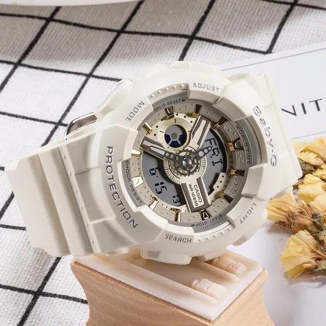 CASIO G-SHOCK BABY-G GA-110-1BDR+BA-110GA-7A2PR