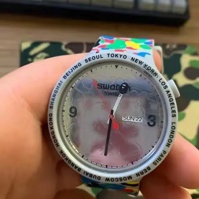 SWATCH X BAPE Big Bold Tokyo Bape-SWATCH -20002