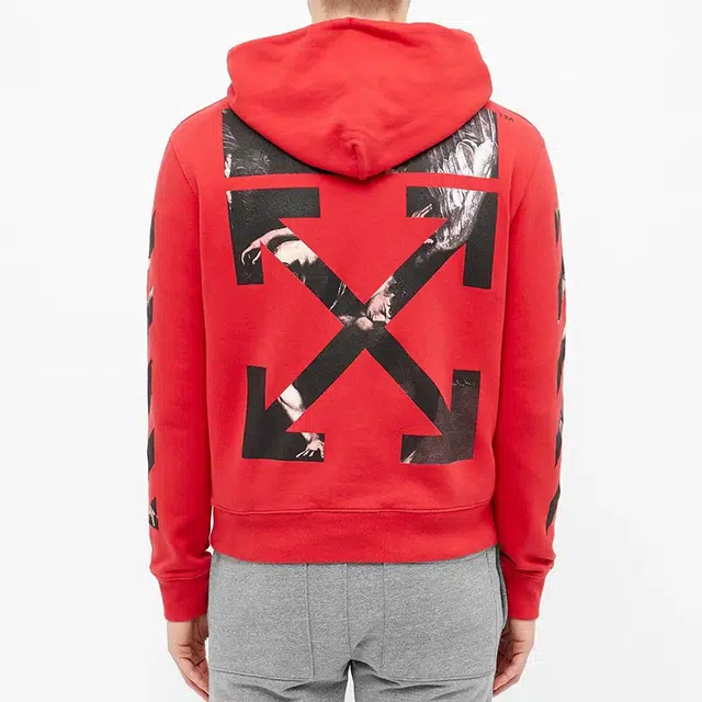 OFF-WHITE Hoodie Red