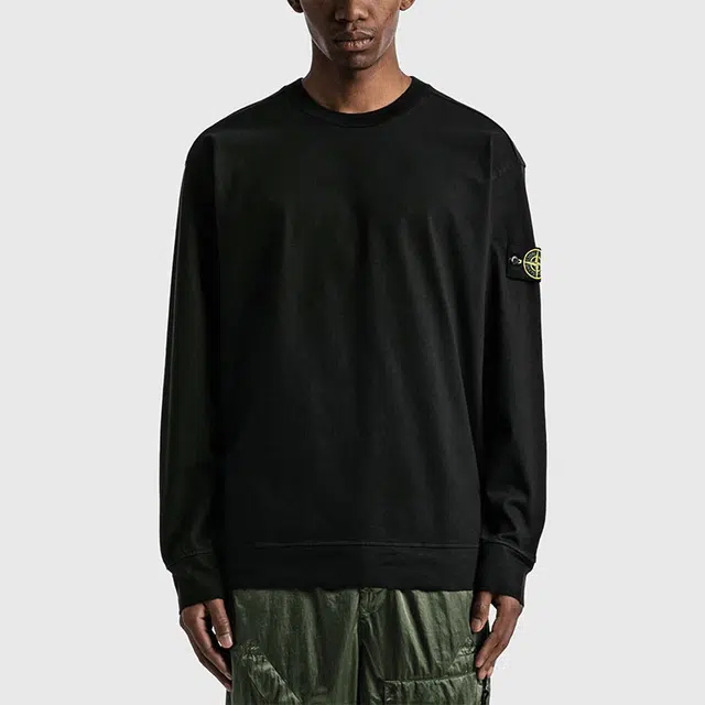 Stone Island Crewneck Sweatshirt Black