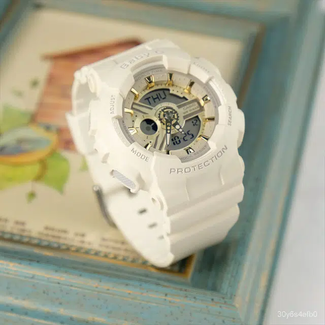 CASIO G-SHOCK BABY-G GA-110-1BDR+BA-110GA-7A2PR