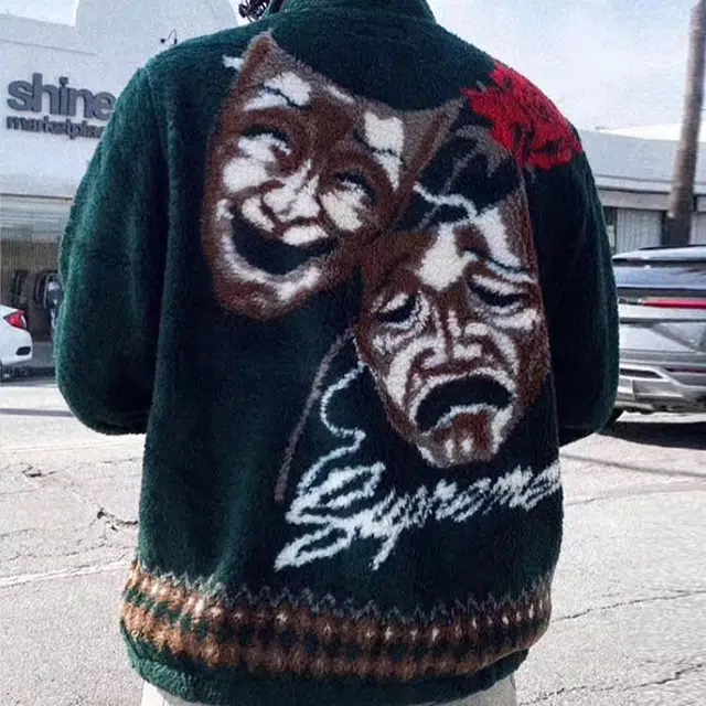 Supreme SS20 Week 2 Drama Mask Fleece Jacket