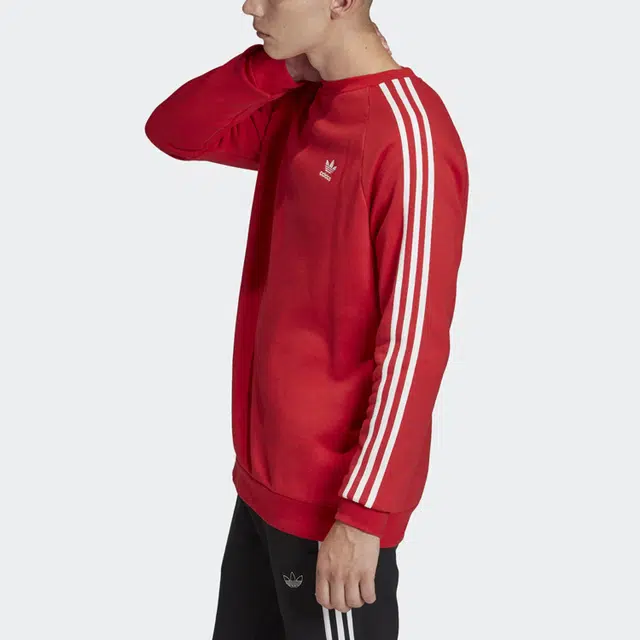 adidas originals 3 Stripe Crewneck Sweatshirt