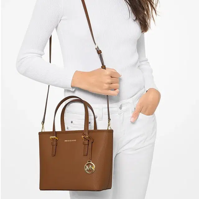 MICHAEL KORS MK Jet Set Logo Tote
