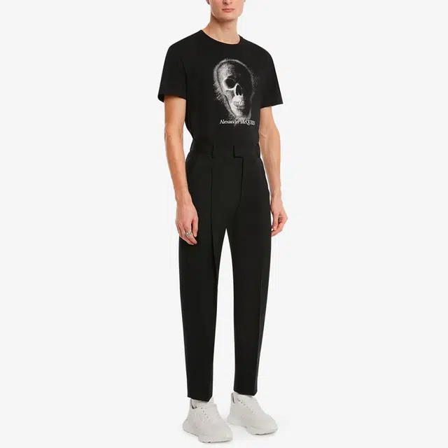 Alexander McQueen SS22 Skull Logo T-Shirt Black