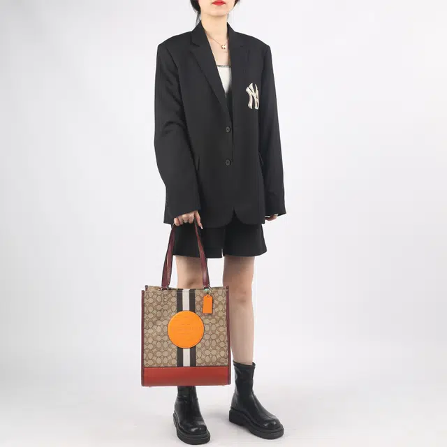 COACH Dempsey 30 Logo Tote