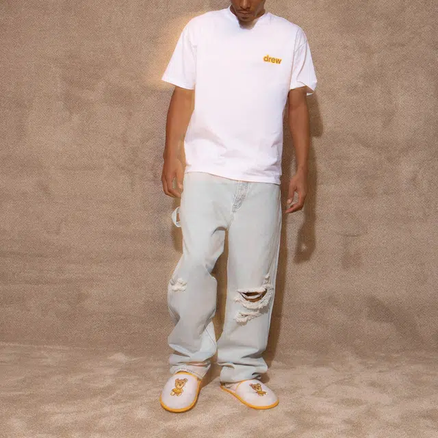 Drew House Doodle Joy Ss Tee White T