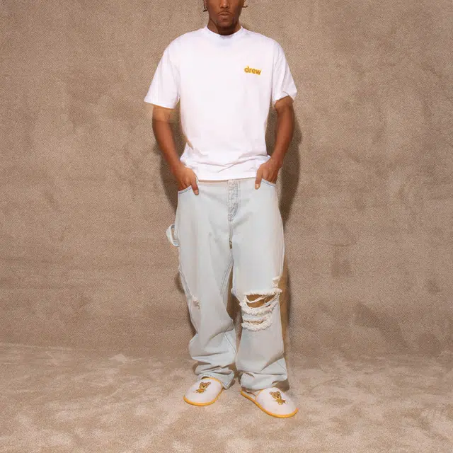 Drew House Doodle Joy Ss Tee White T