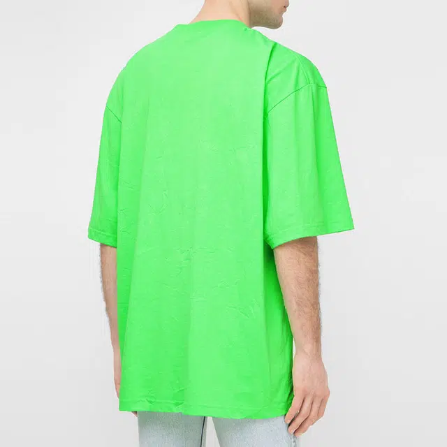 Balenciaga SS21 Multilingual T-Shirt Green