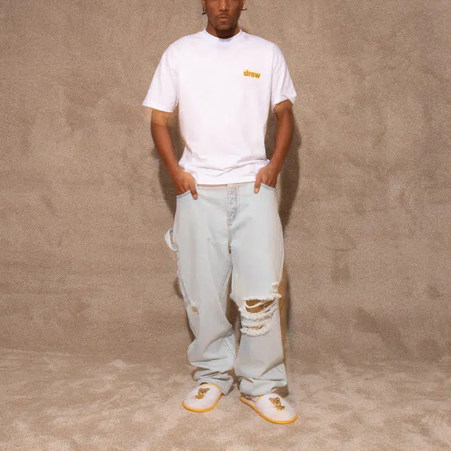 Drew House Doodle Joy Ss Tee White T