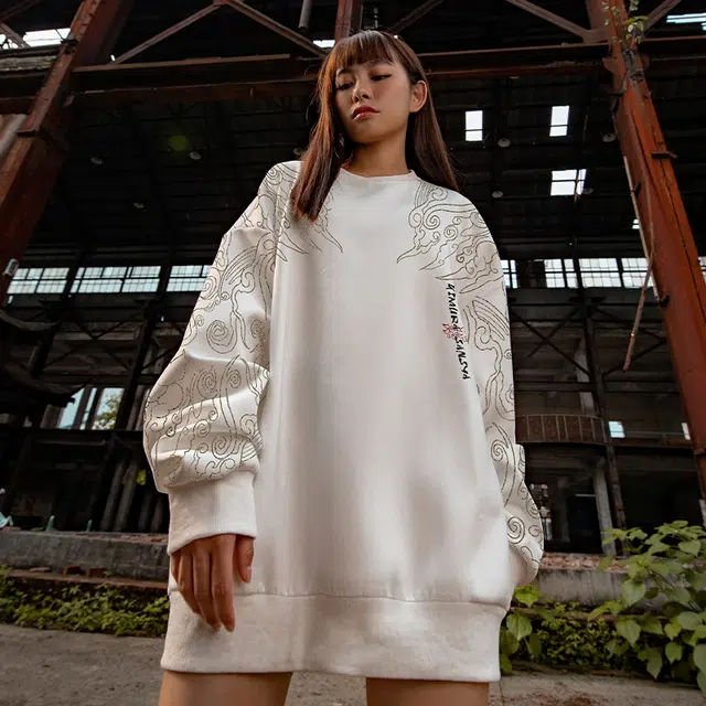 木村三社 数码印花卫衣 男女同款