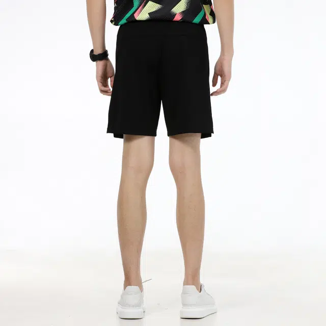 李宁 运动篮球系列 休闲运动透气篮球短裤 男款 黑色