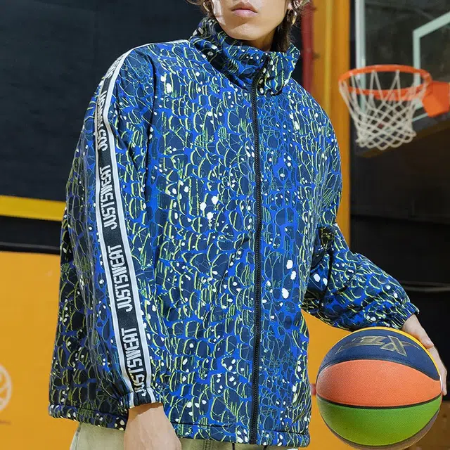 特步 防风立领休闲保暖夹克运动棉服 冬季 男款