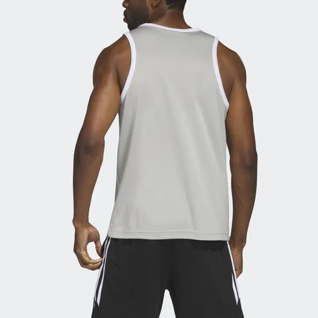 adidas Legends Basketball 3-Stripes Tank Top Logo