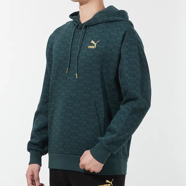 Puma Luxe Aop Hoodie Logo