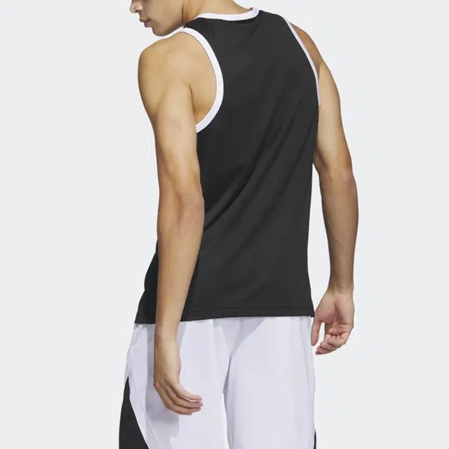 adidas Legends Basketball 3-Stripes Tank Top Logo