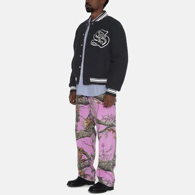 Stussy FW22 Casentino Wool Varsity Jacket