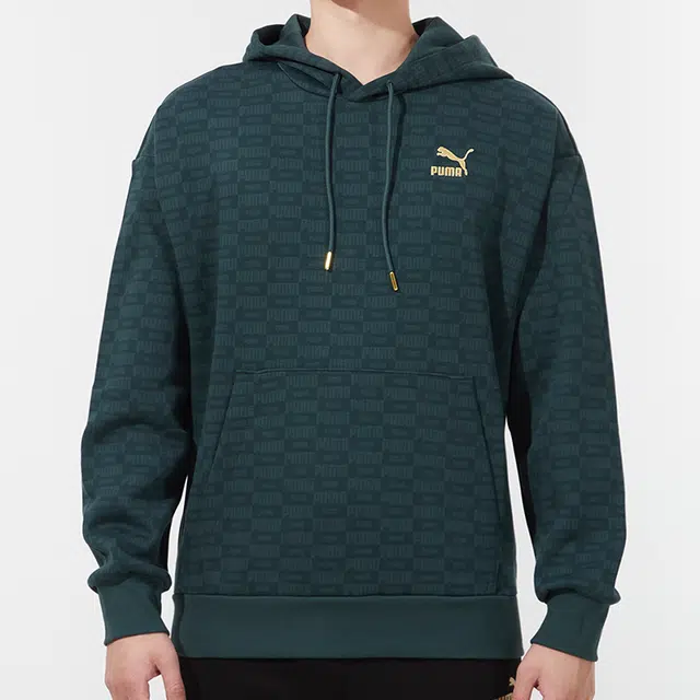 Puma Luxe Aop Hoodie Logo