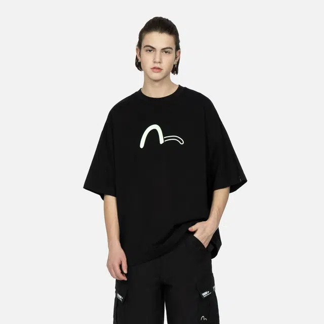 EVISU Logo Print T-Shirt