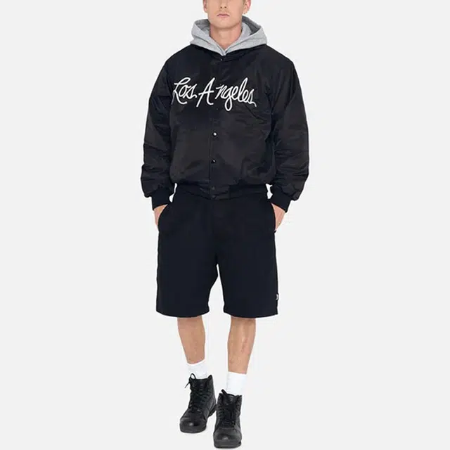 Stussy LA Chapter Satin Varsity Jacket