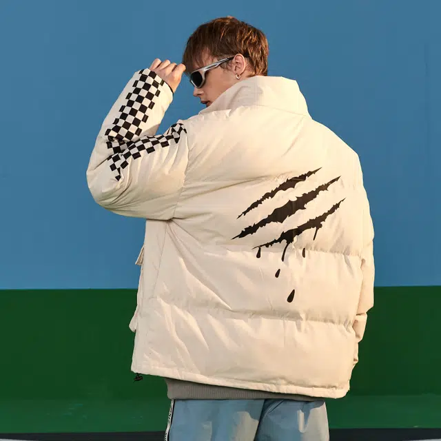 Suamoment Chessboard Patchwork Jacket