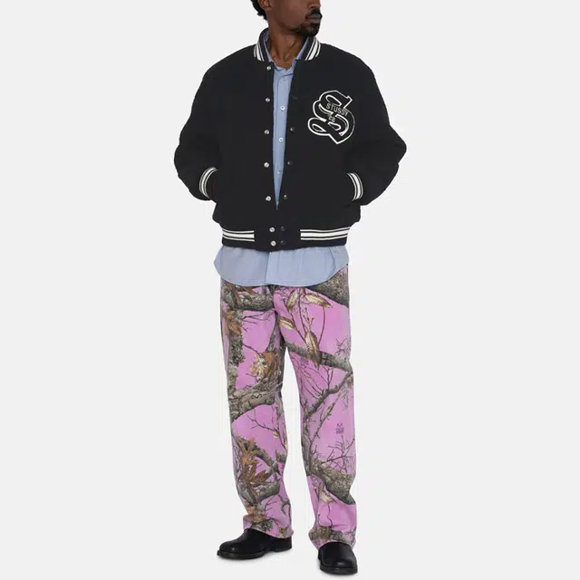 Stussy FW22 Casentino Wool Varsity Jacket