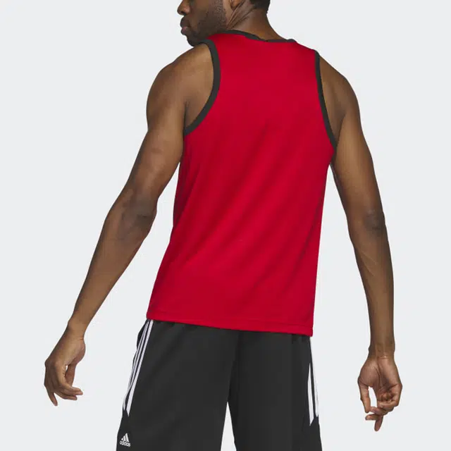 adidas Legends Basketball 3-Stripes Tank Top Logo