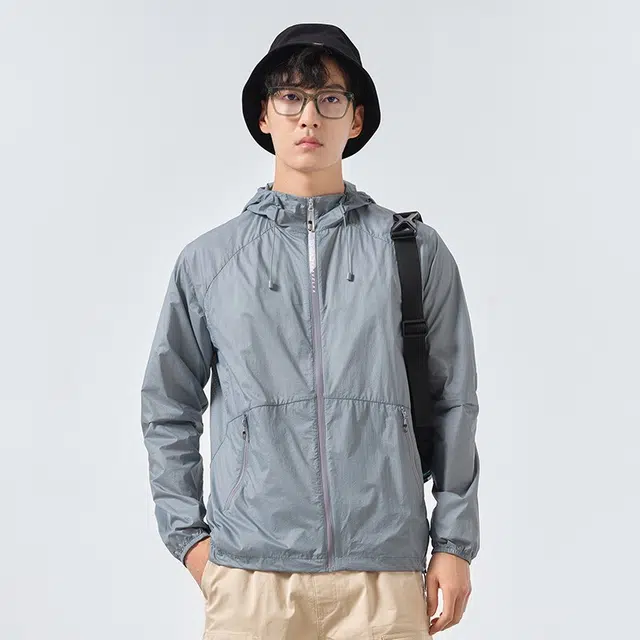 探路者 纯色防紫外线户外防晒服 男款