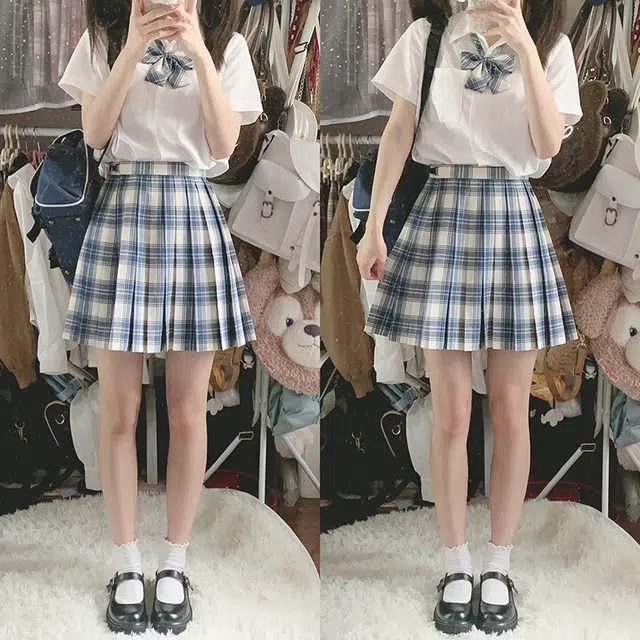 东鲸岁时记 纯色制服短袖衬衫 女款 白色