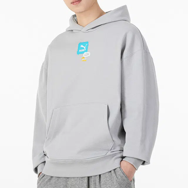 Puma Oversize Trend Graphic Hoodie Logo