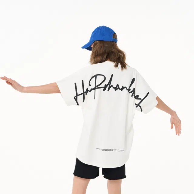 HARSH AND CRUEL Logo Handwritten Loose T-Shirt