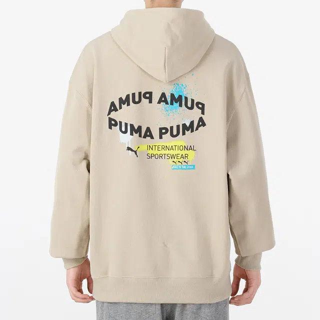 Puma Oversize Trend Graphic Hoodie Logo